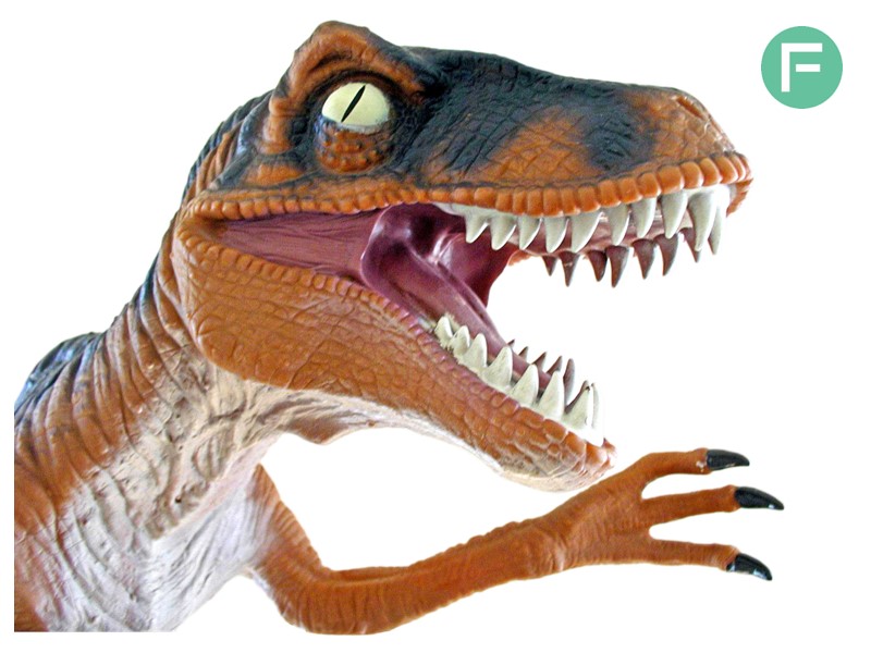 Animatronic di Jurassic Park realizzato con il silicone al platino Dragon Skin